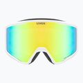 Gogle narciarskie UVEX Blast FM S2 white matt/mirror green 2
