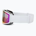 Gogle narciarskie UVEX Provoqe V white matt/vario pink mirror 4