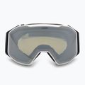 Gogle narciarskie UVEX Gravity FM white matt/mirror silver/green/clear 2