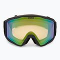 Gogle narciarskie Uvex Blast V black matt/vario green mirror 2