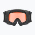 Gogle narciarskie UVEX Athletic LGL black matt/orange/clear 3