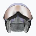 Kask narciarski dziecięcy UVEX Rocket Visor Jr cool lavender abstract matt/mirrorsilver/lasergold 3