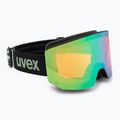 Gogle narciarskie UVEX Lace Attract FM black matt/mirror opal 2