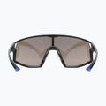 Okulary przeciwsłoneczne UVEX Skyryse black matt/mirror blue 3
