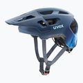 Kask rowerowy dziecięcy UVEX React Fullface Jr dusk blue matt 2