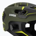 Kask rowerowy dziecięcy UVEX React Fullface Jr dark olive matt 7