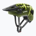 Kask rowerowy dziecięcy UVEX React Fullface Jr dark olive matt 2