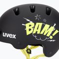Kask dziecięcy UVEX Kid 4 Style bam black/lime matt 7