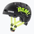 Kask dziecięcy UVEX Kid 4 Style bam black/lime matt