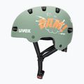 Kask dziecięcy UVEX Kid 4 Style bam moss green/papaya matt 3