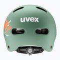 Kask dziecięcy UVEX Kid 4 Style bam moss green/papaya matt 3
