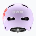 Kask dziecięcy UVEX Kid 4 Style flower lilac matt 3