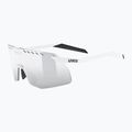 Okulary przeciwsłoneczne UVEX Pace Stage Small white matt/mirror silver