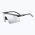Okulary przeciwsłoneczne UVEX Flowline black matt/mirror silver