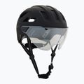 Kask rowerowy UVEX Stride Visor black matt/lite mirror silver