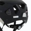 Kask rowerowy UVEX Stride Visor black matt/lite mirror silver 7
