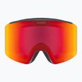 Gogle narciarskie UVEX Ignite FM S3 black matt/mirror red 2