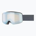 Gogle narciarskie dziecięce UVEX Pwdr FM Jr S2 black matt/mirror sapphire