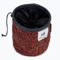 Woreczek na magnezję deuter Gravity Chalk Bag I redwood scratches/ graphite 2