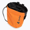 Woreczek na magnezję deuter Gravity Chalk Bag II saffron/graphite 3
