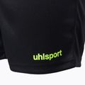 Spodenki piłkarskie dziecięce uhlsport Center Basic czarne/neonowe żółte 3