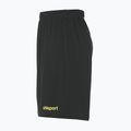 Spodenki piłkarskie uhlsport Center Basic czarne/neonowe żółte 3