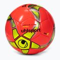 Piłka do piłki nożnej uhlsport Medusa Anteo neonowa czerwona/neonowa żółta/czarna rozmiar 4