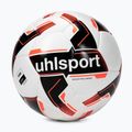 Piłka do piłki nożnej uhlsport Soccer Pro Synergy biała/czarna/neonowa czerwona rozmiar 4