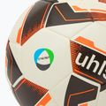 Piłka do piłki nożnej uhlsport Resist Synergy white/black/fluo orange rozmiar 4 3
