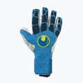 Rękawice bramkarskie uhlsport Hyperact Supergrip+ Finger Surround granatowe 4