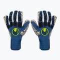 Rękawice bramkarskie uhlsport Hyperact Supergrip+ HN granatowe