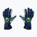 Rękawice bramkarskie uhlsport Hyperact Supersoft granatowe