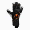 Rękawice bramkarskie uhlsport Speed Contact Supergrip+ czarne/białe/neonowe pomarańczowe 5
