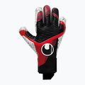 Rękawice bramkarskie uhlsport Powerline Supergrip+ czarne/czerwone/białe