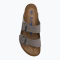 Klapki BIRKENSTOCK Arizona Soft Footbed Oiled Leather Regular iron 5