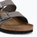 Klapki BIRKENSTOCK Arizona Soft Footbed Oiled Leather Regular iron 7