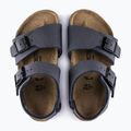 Sandały dziecięce BIRKENSTOCK New York Birkibuc Narrow navy 4