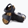 Sandały dziecięce BIRKENSTOCK New York Birkibuc Narrow navy 5
