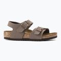 Sandały dziecięce BIRKENSTOCK New York Birkibuc Narrow mocha 2