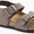 Sandały dziecięce BIRKENSTOCK New York Birkibuc Narrow mocha 6
