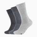 Skarpety męskie Skechers Basic 3 pary light grey melange