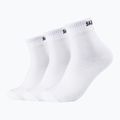 Skarpety Skechers Mesh Ventilation Quarter 3 pairs white