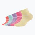 Skarpety dziecięce Skechers Mesh Ventilation Quarter 5 par rainbow