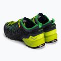 Buty podejściowe męskie Salewa Wildfire Edge ombre blue/fluo yellow 3