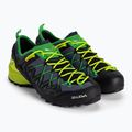 Buty podejściowe męskie Salewa Wildfire Edge ombre blue/fluo yellow 5