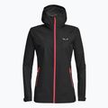 Kurtka przeciwdeszczowa damska Salewa Puez Aqua 3 PTX black out/fluo coral 7