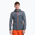Bluza trekkingowa męska Salewa Puez Melange PL FZ Hoody premium navy melange
