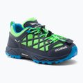 Buty trekkingowe dziecięce Salewa Wildfire fluo green/blue danube