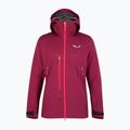 Kurtka przeciwdeszczowa damska Salewa Sella Responsive rhodo red 7