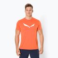 Koszulka męska Salewa Solidlogo Dry red/orange melange